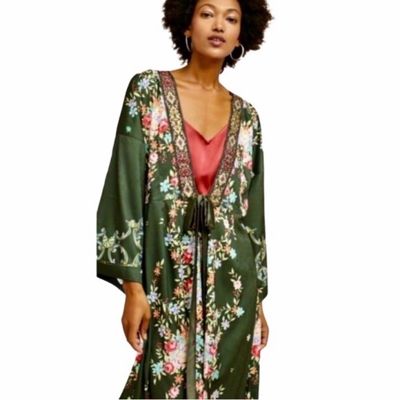 Anthropologie Other - ANTHROPOLOGIE ARATTA SILENT JOURNEY KIMONO O/S